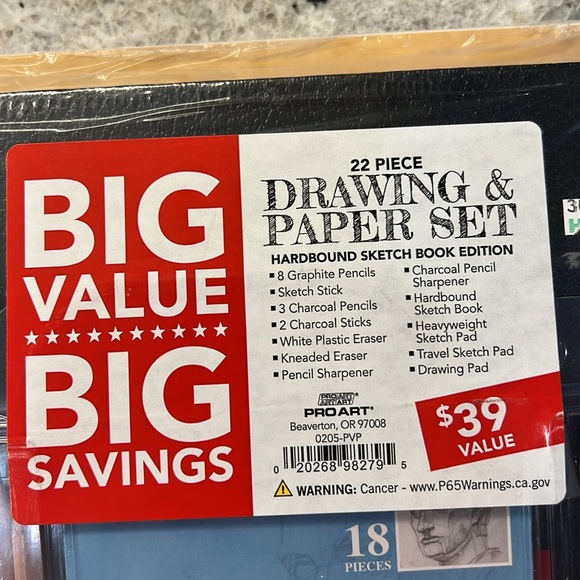 Drawing Set New 22 Piece Set - Picture 3 of 4